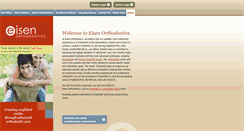 Desktop Screenshot of eisenorthodontics.com