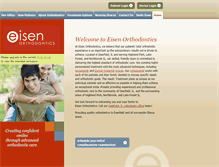 Tablet Screenshot of eisenorthodontics.com